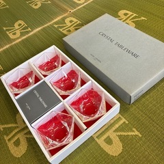 HOYAクリスタル再度　豆小鉢　5点セット　最大直径95×高さ40mm ガラス製の画像