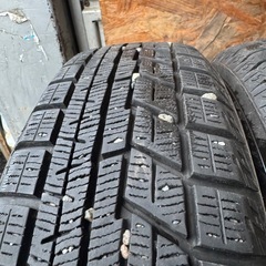 バリ山　YOKOHAMA ヨコハマ　IG60 155/65R14 スタッドレス　タイヤ　2021年製 14インチの画像