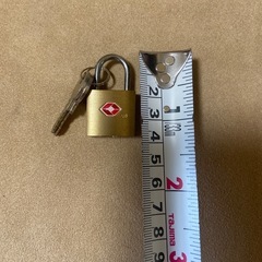【取引き先決定】南京錠　U字ロック　鍵の画像