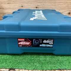 【SIW】makita マキタ PT001GRDX 40V充電式ピンタッカ バッテリー2個、充電器付き【未使用・未開封品】の画像