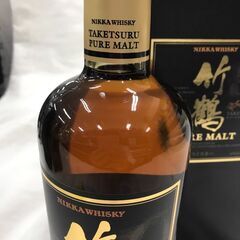 【ジャングルジャングル広陵店】お酒　希少　未開封　竹鶴　ピュアモルト　700ml　箱付き　ウイスキー　の画像