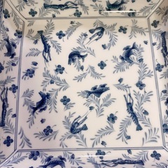 たち吉 橘吉 角皿 遊魚 角盛鉢 盛皿 魚 エビ 大皿 和食器の画像