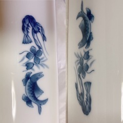 たち吉 橘吉 角皿 遊魚 角盛鉢 盛皿 魚 エビ 大皿 和食器の画像