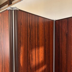 キャスター付 3連 パーテーション 間仕切りの画像