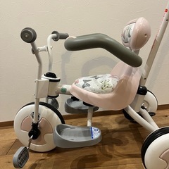 美品㊗️㊗️ミニーちゃん　アイデス  トライク　三輪車　　の画像