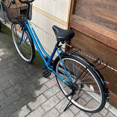 リサイクルショップどりーむ荒田店　No568 自転車　シティサイクル　２６インチ　LEDライト付き♪　シンプルで乗りやすい♪の画像
