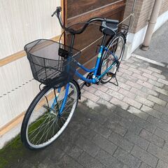 リサイクルショップどりーむ荒田店　No568 自転車　シティサイクル　２６インチ　LEDライト付き♪　シンプルで乗りやすい♪の画像