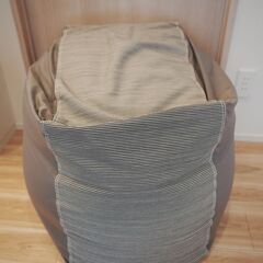無印良品　体にフィットするソファ 綿デニム　ヒッコリーの画像