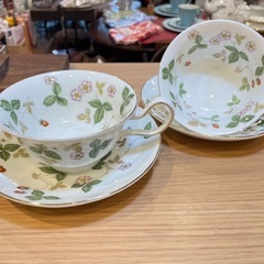 A7145【ウェッジウッド】 ワイルドストロベリー ピオニー 2...