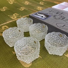 HOYAクリスタル製　小鉢5点セット　直径110×高さ70mm 未使用品番の画像