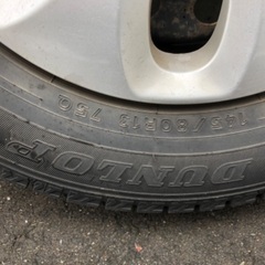 商談中スズキ アルト に履いていた、スタッドレス、ホイール セットの画像