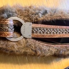 EPOCA エポカ　ファー ハンドバッグの画像