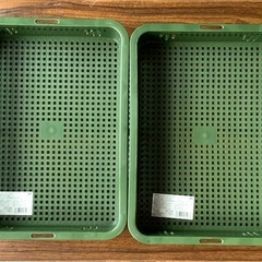 【未使用】　小物収納コンテナボックス　2個の画像