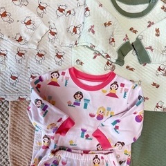 ユニクロ　キルティング　パジャマ　子供　ベビー　80 まとめ売りの画像