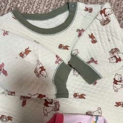 ユニクロ　キルティング　パジャマ　子供　ベビー　80 まとめ売りの画像