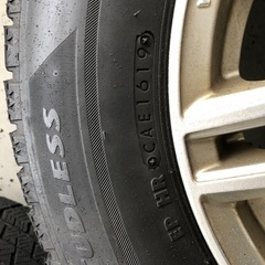 トヨタ シエンタ に履いていた、スタッドレス 175/70Ｒ14 ホイール 4本 セット の画像