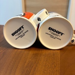 スヌーピー マグカップセット（赤・青）USJ購入品の画像