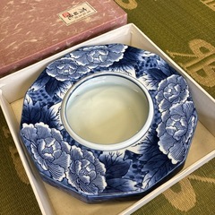 有田焼　高級灰皿　直径270×高さ60mm 未使用品の画像