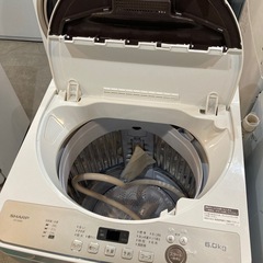 【ジモティー割】SHARP 2021年製 6.0kg 洗濯機（ID1567）の画像