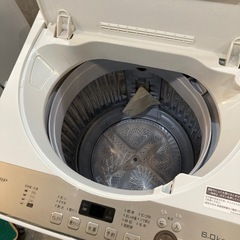 【ジモティー割】SHARP 2021年製 6.0kg 洗濯機（ID1567）の画像