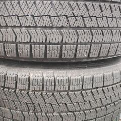 【取引中】アルミホイール15インチ 15×6J ブリヂストン スタッドレスタイヤ 175/65R15 19年製 42の画像