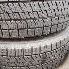 【取引中】アルミホイール15インチ 15×6J ブリヂストン スタッドレスタイヤ 175/65R15 19年製 42の画像