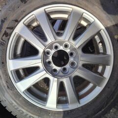【取引中】アルミホイール15インチ 15×6J ブリヂストン スタッドレスタイヤ 175/65R15 19年製 42の画像