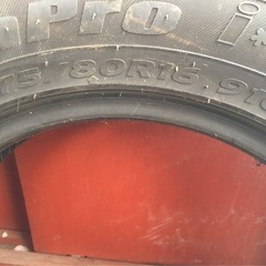 ジムニー純正サイズスタッドレスの画像