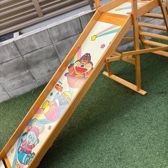 サワベビー にこにこぷん 木製すべり台 大型滑り台 遊具 おもちゃの画像