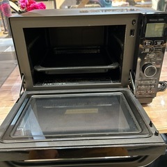 【パナソニック】【オーブン電子レンジ】★2019年製　くもり、天板サビあり　クリーニング済み/6ヶ月保証付き【管理番号1109】仲の画像