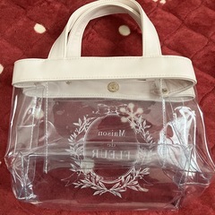 メゾンドフルール　クリアトートバッグの画像