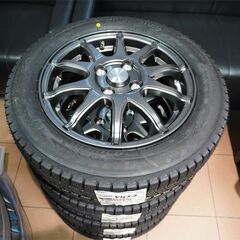 ❹新品 【超激安】軽自動車 155/65R14 冬のスタッドレスタイヤ 14インチ アルミホイールセット4本価格 N-BOX/タント/ワゴンRなど　ブリヂストン　ブリザックVRX３の画像