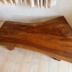 天然1本木のテーブルの画像