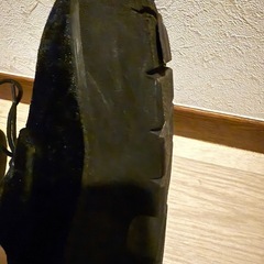 HARAJUKU CS.T&P厚底シューズ 黒ベロア調レースアップの画像