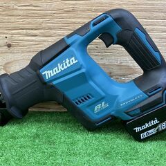 【SIW】≪汚れあり≫ makita マキタ JR188DRGX 充電式レシプロソー バッテリー2個、充電器付き【未使用・長期保管品】の画像