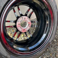 超美品 低走行 エンケイ RPF01 7J +41 15インチ 195/55R15 4本の画像