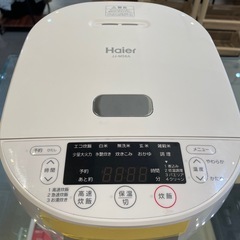 【ハイアール炊飯器】【5.5合炊き】2023年製★クリーニング済み/6ヶ月保証付き【管理番号1109】野の画像
