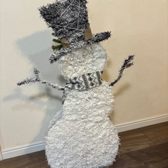 イルミネーション　雪だるま　スノーマン　イルミネーションライト　屋外　ライト　クリスマス　LED　モチーフライト　の画像