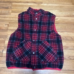 リトルベアークラブ　リバーシブル　ベスト　130の画像