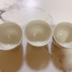 有田 湯飲み 3個セット ピンクストライプ 花柄の画像