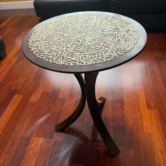 サイドテーブル　在庫2だい2台の画像