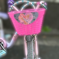 ディズニープリンセス　18インチ　自転車の画像