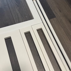 美品　ニトリ　洗面台下収納 伸縮フリーラック クラネの画像