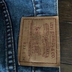 リーバイス511   ウエストＷ33股下76センチの画像