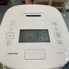 【東芝炊飯器】【5.5合炊き】2023年製★クリーニング済み/6ヶ月保証付き【管理番号1109】野の画像