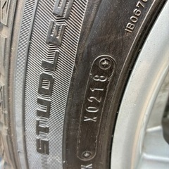 スタッドレスタイヤ+アルミホイールセット　205/55R16の画像