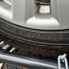 スタッドレスタイヤ+アルミホイールセット　205/55R16の画像