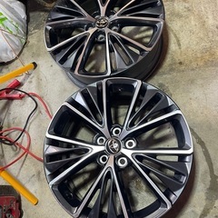 60プリウス純正アルミ　19インチびひん美品の画像