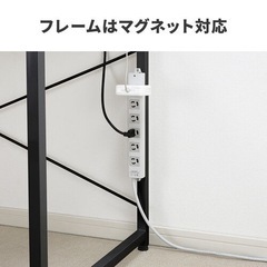 ワークデスク黒【11/15に取りに来れる方は1,000円でお譲りします。】の画像