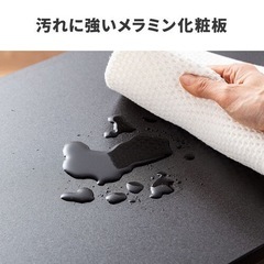 ワークデスク黒【11/15に取りに来れる方は1,000円でお譲りします。】の画像